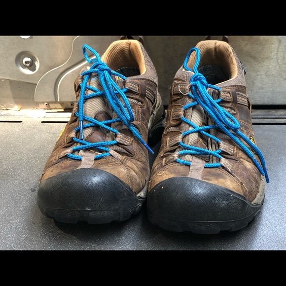 Keen men’s Brown Leather Hiking Boot Size 41/8.5 main image 7